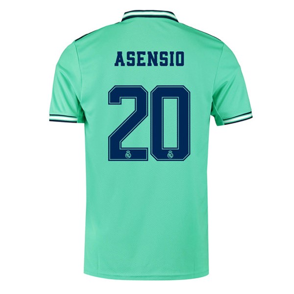 Camiseta Real Madrid NO.20 Asensio Tercera equipación 2019-2020 Verde